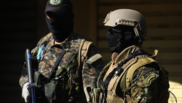 Nayib Bukele envía a militares y policías a zonas con altas tasas de homicidios en El Salvador. (MARVIN RECINOS / AFP).