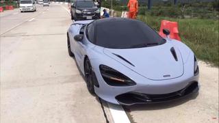 YouTube: Un McLaren 720S se salva de ser destrozado en accidente | VIDEO