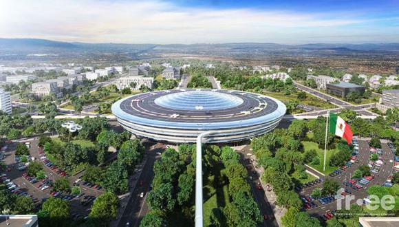 Diseño de concepto de estación Hyperloop de la firma de arquitectura Fr-ee, para Ciudad de México. (Foto: Hyperloop)
