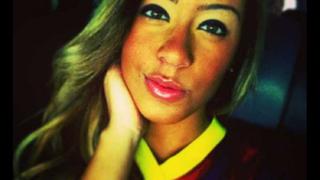 Rafaella Beckran, la hermana de Neymar ya luce la camiseta del Barcelona