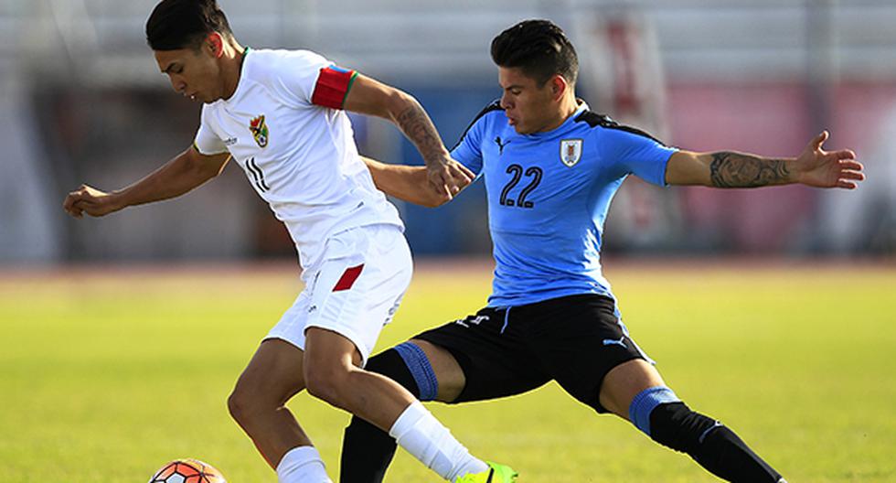 Uruguay cumplió y goleó sin problemas 3-0 a Bolivia, en el cierre del Grupo B del Sudamericano Sub 20. Los charrúas avanzaron al hexagonal como líderes. (Foto: EFE)