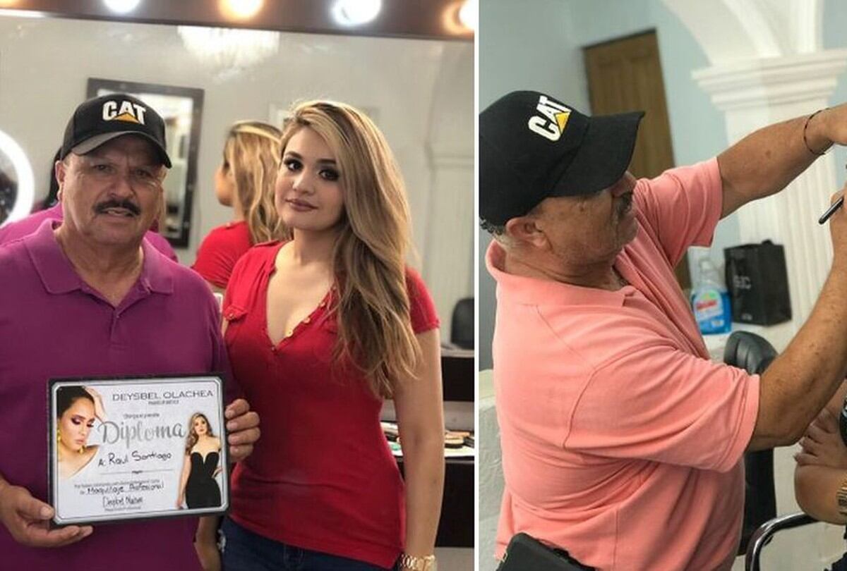 Conoce la historia de don Raúl Santiago, un mexicano que a los 60 años se convirtió en todo un maquillador profesional | Foto: Facebook / Deysbel Olachea