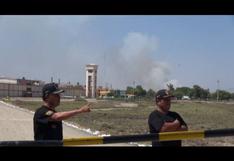 Chiclayo: Incendio dentro del penal ex Picsi dejó daños materiales