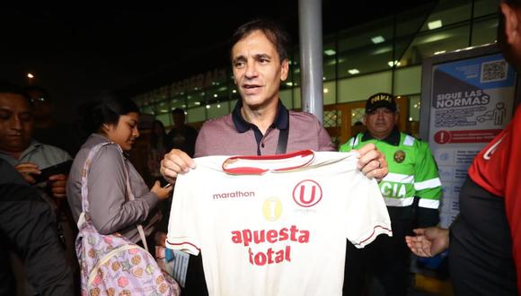 Fabian Bustos llegó al Perú para dirigir a Universitario: “Vamos por todo, con humildad y mucho trabajo” | Foto: Jesús Saucedo@photo.gec