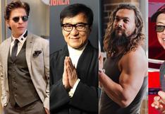 Shahrukh Khan, Jean Claude Van Damme, Jason Momoa y Jackie Chan posan juntos y foto emociona a sus fans