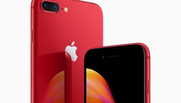 iPhone 8 en color rojo. (Foto: Apple)