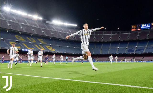 Así celebró Cristiano Ronaldo el 1-0 de Juventus tras anotar de penal | Foto: Juventus