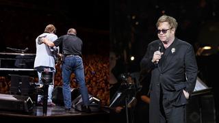 Elton John a sus fans tras quedarse sin voz en concierto: “Lo siento, lo siento mucho” | VIDEO