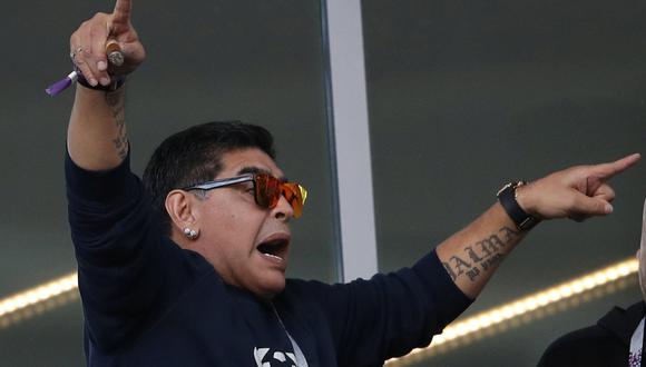 Diego Maradona se refirió a la derrota de Perú ante Dinamarca, en el debut de ambas selecciones en el Mundial. (Foto: Reuters)
