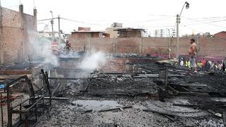 Surco: así quedaron las viviendas tras incendio de esta mañana