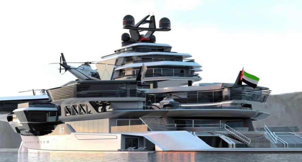 Luxurious megayacht with aircraft carrier inspiration features three helicopters and a submarine | TECHNOLOGY