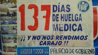 Médicos volvieron a chocar con policías a 137 días de la huelga