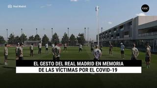 El gesto del Real Madrid en memoria de las víctimas por el COVID-19