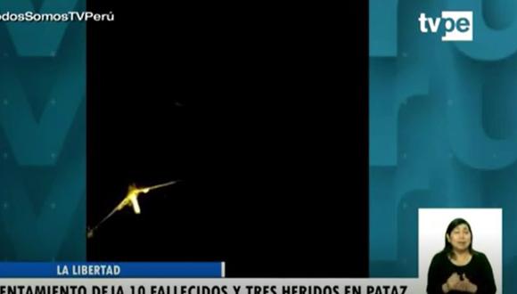 Reportan la muerte de al menos 10 personas durante enfrentamiento armado en zona minera en La Libertad | Captura TV Perú