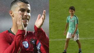 Facebook: hijo de Cristiano Ronaldo sorprende con este magistral tiro de penal | VIDEO