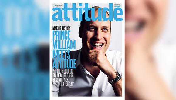 Príncipe William posó para la portada de revista gay 