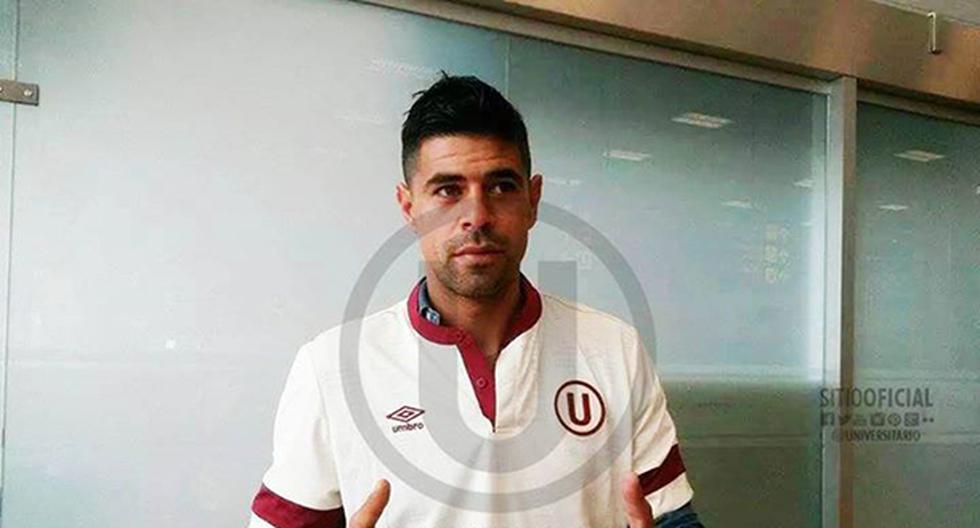 Carlos Grossmüller prometió sudar la camiseta crema. (Foto: Club Universitario de Deportes)