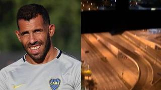 Hinchas de Cruzeiro no dejaron dormir a plantel de Boca Juniors a punta de bombardas | VIDEO