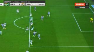 Real Madrid logró el 1-1 ante Betis con gol polémico [VIDEO]