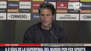 Guillermo Barros Schelotto: "Es una final y no hay ventaja para ninguno" | VIDEO