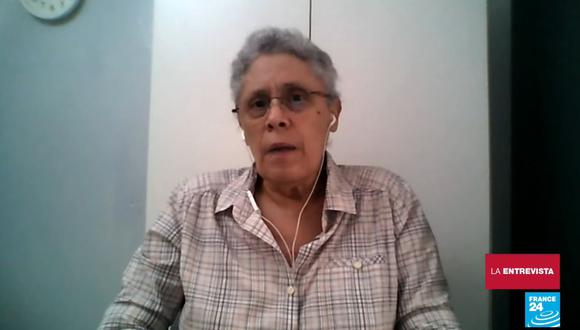 La exguerrillera sandinista y disidente, Dora María Téllez. (Fuente: You Tube)
