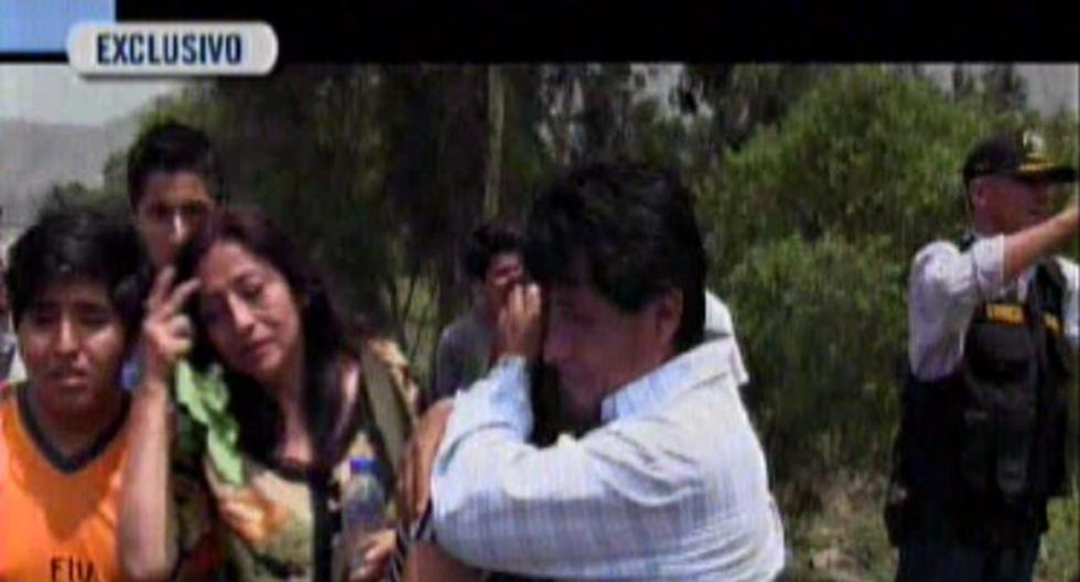 Hija del alcalde de Cocachacra desapareció tras huaico. (Foto: Captura de Canal 4)