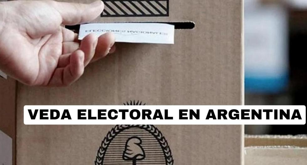 VEDA electoral en ARGENTINA | A qué hora inicia, cuándo, multas y más sobre restricciones hasta el 22 de octubre. FOTO: Difusión