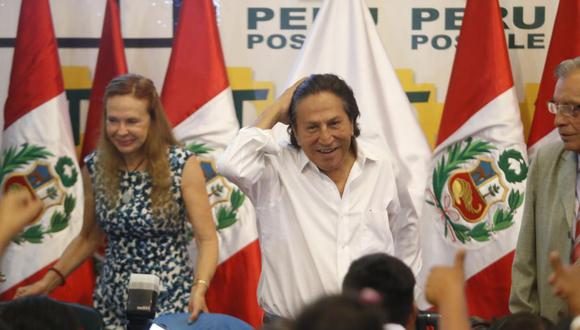 Ex presidente Alejandro Toledo es acusado junto a su esposa Eliane Karp y otros, por el presunto delito de lavado de activos (Foto: GEC).