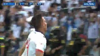Golazo de Cristian Benavente en su debut con Alianza Lima vs. Mannucci | VIDEO