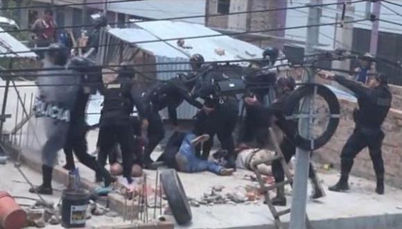 En desalojo en Cajamarca participaron 6 policías inexpertos