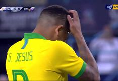 Argentina vs. Brasil: ¡Qué hiciste Gabriel Jesús! El horrible penal ejecutado por el delantero en el amistoso [VIDEO]