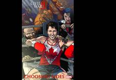 Justin Trudeau: primer ministro vestido para boxear en cómic de Marvel 