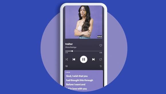 La función "letras" finalmente está disponible para clientes gratuitos y de pago de Spotify tras cerrar el acuerdo con Musicxmatch. (Foto: Spotify)