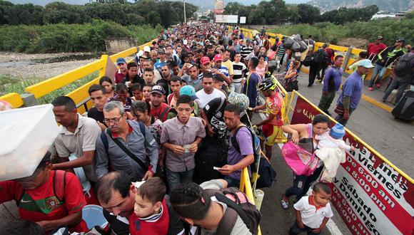 La crisis de Venezuela, que toca de cerca a los colombianos con la llegada diaria de miles de inmigrantes de ese país. (Foto: AFP/George Castellanos)