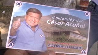 Transportistas tenían propaganda a favor de Acuña en municipio