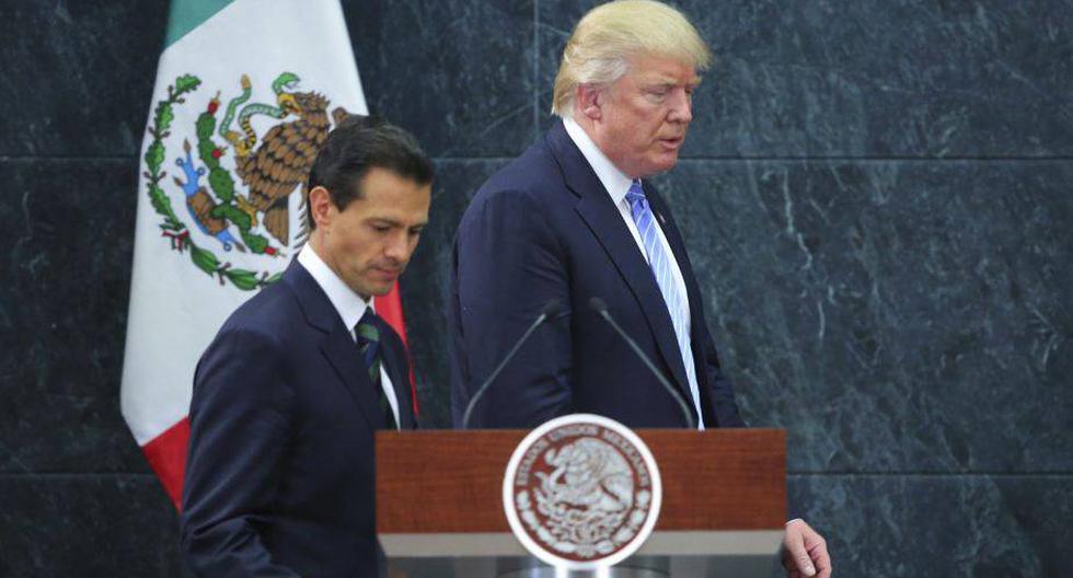 Los presidentes Donald Trump y Enrique Pe&ntilde;a Nieto hablaron v&iacute;a telef&oacute;nica por una hora luego que el &uacute;ltimo cancelara su viaje a Washington. (Foto: Getty Images)