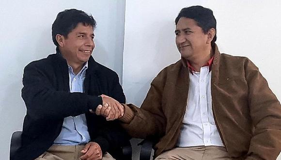 Pedro Castillo llamó "traidor" a su exaliado de Perú Libre Vladimir Cerrón. (Foto: Difusión)