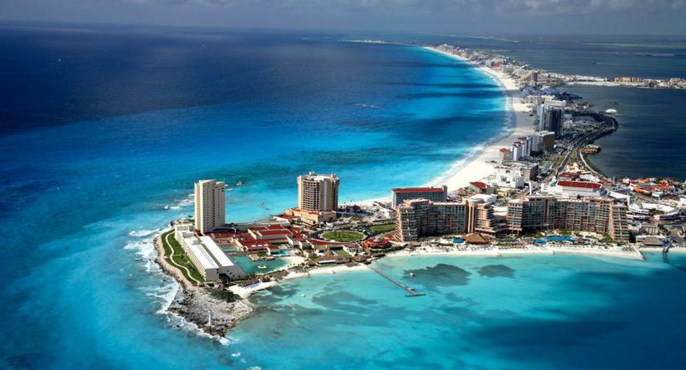 Vista panorámica de Cancún. (Foto: Wikimedia)