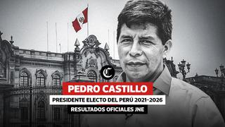 JNE proclamó a Pedro Castillo Terrones como presidente electo 2021-2026