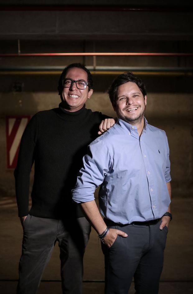 Gino Tassara and Gian Piero Díaz join their talents to create content for film, theater, television and digital media.  (Photo: Alessandro Currarino)