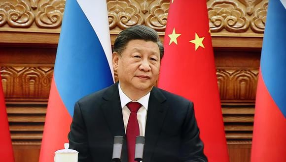 El presidente de China, Xi Jinping, asiste a una reunión por videoconferencia con el presidente de Rusia, Vladimir Putin, en el Kremlin de Moscú, Rusia, el 30 de diciembre de 2022. (Foto: EFE /EPA/MIKHAEL KLIMENTYEV/SPUTNIK)