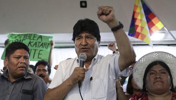 El exvocal del Tribunal Electoral Gonzalo Lema consideró que Evo Morales “no tiene impedimento” legal para postular a un escaño, pues “no tiene sentencia ejecutoriada” ante la justicia que se lo impida. (Foto: Archivo/AFP).