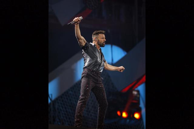 Ricky Martin en Viña del Mar 2020. Foto: AFP