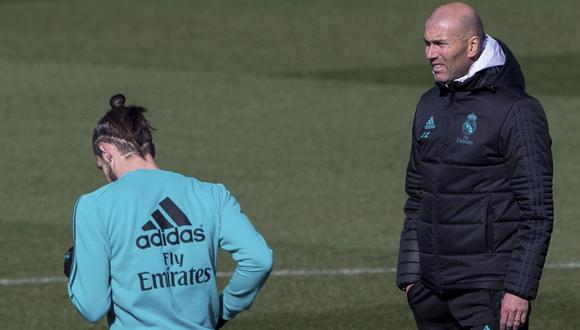 Zidane habló del futuro de Gareth Bale en el Real Madrid. (Foto: AFP)