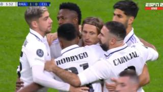 Gol de Luka Modric para el 1-0 de Real Madrid vs. Celtic | VIDEO