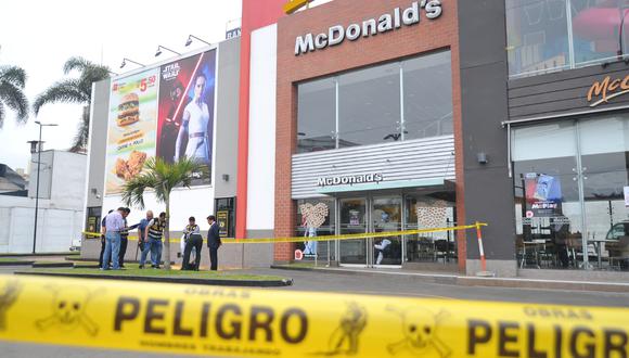 El local de Mc Donald's ubicado en la avenida La Marina, Pueblo Libre.