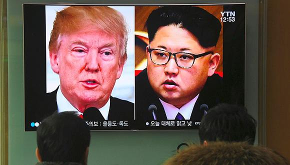 Las amenazas nucleares entre Donald Trump y Kim Jong-un se intensificaron este año. (Foto: AFP)