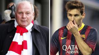 "Messi no es un tema ni lo será nunca para el Bayern", asegura Uli Hoeness