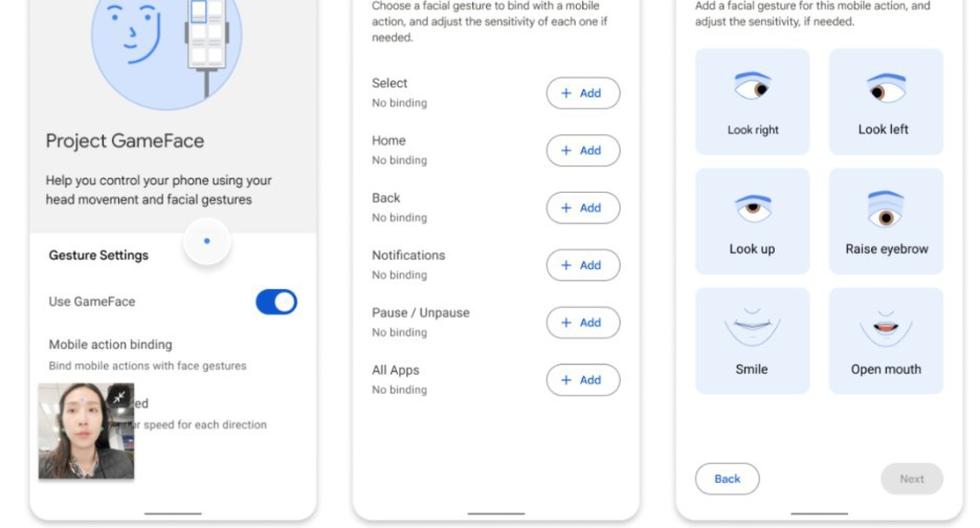 Google tutvustab Project Gameface'i, mis võimaldab Android-mobiilseadmete näoga juhtimist