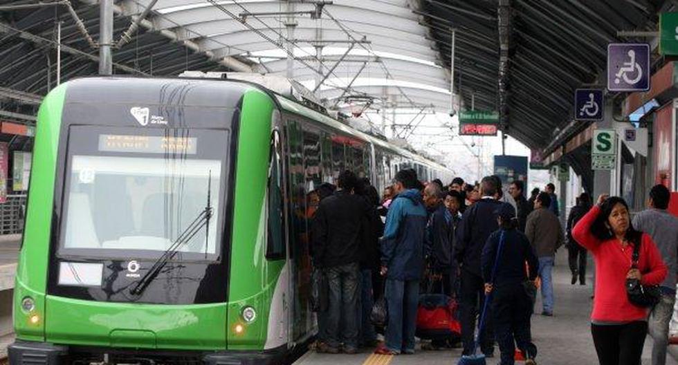 Metro de Lima será gratuito durante misa del papa Francisco. (Foto: Andina)